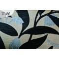 Colorful Leaf Shape Design of Chenille Jacquard Sofa Cloth